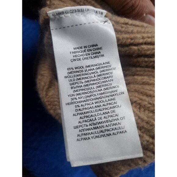 Lauren Ralph Lauren Women's Wool Blend Ruffled Pullover Beige Sweater Size XL - Picture 11 of 15